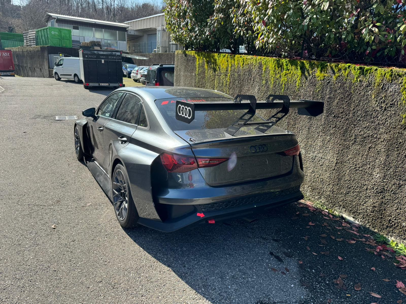 Audi RS3 LMS auto da corsa — preparazione racing Autosport Cantù