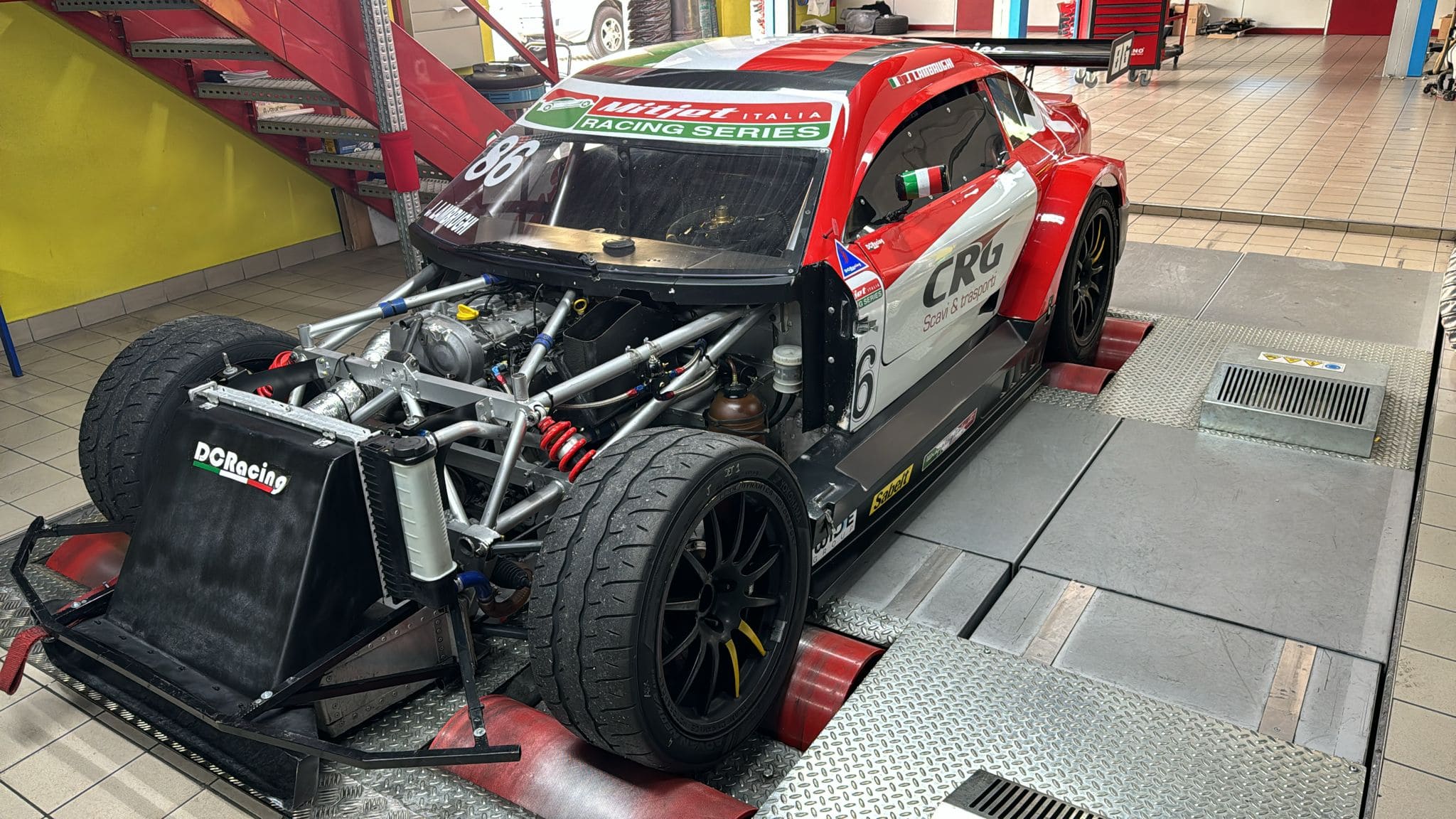Mitjet al banco prova dyno — preparazione racing Autosport Cantù